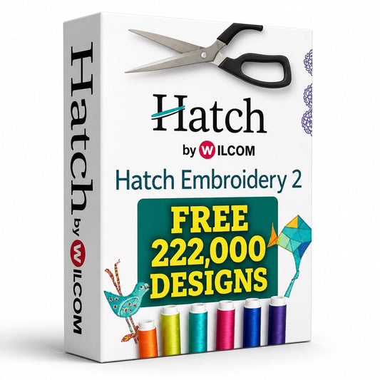 Hatch Embroidery 2 – Professional Embroidery Digitizing & Custom Design Software | Instant Download