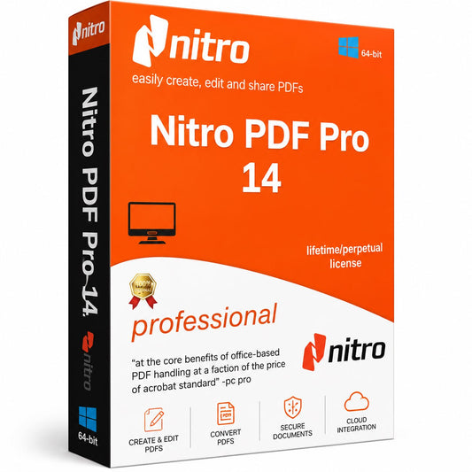 Nitro PDF Pro 14 – Professional PDF Editor, Converter & eSign Software | Instant Download
